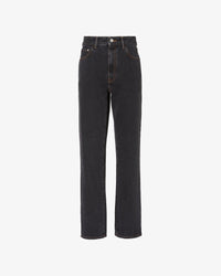 Chocker Denim Trousers | Women Trousers Black | GCDS®